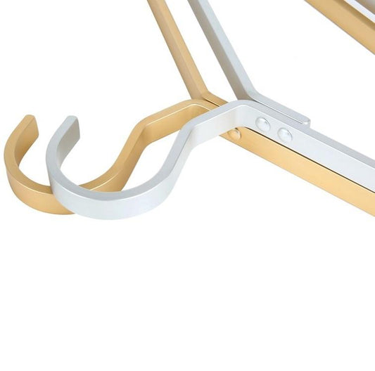 Bestnt shop Non Slip Gold Aluminum Alloy Multi-Functional Hijab Hanger
