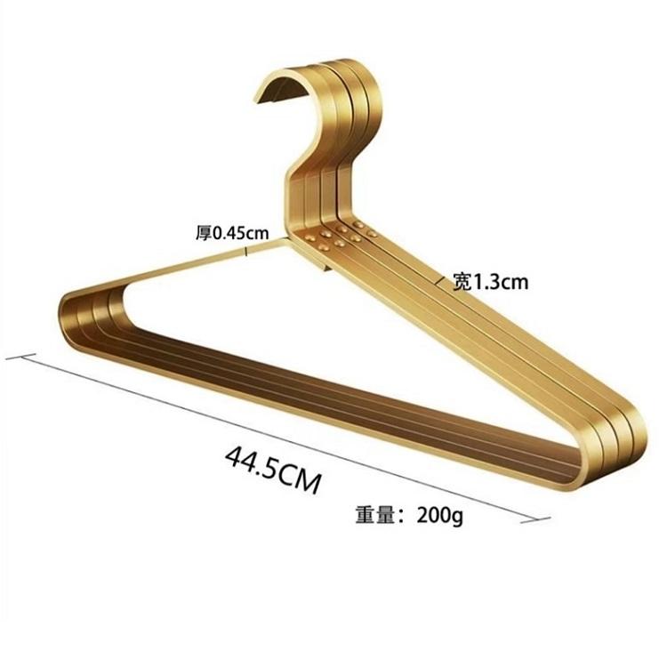 Bestnt shop Non Slip Gold Aluminum Alloy Multi-Functional Hijab Hanger